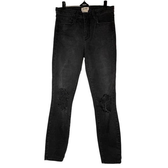 L'agence Margot Distressed High Waist Skinny Jeans size 27 - Picture 2 of 9